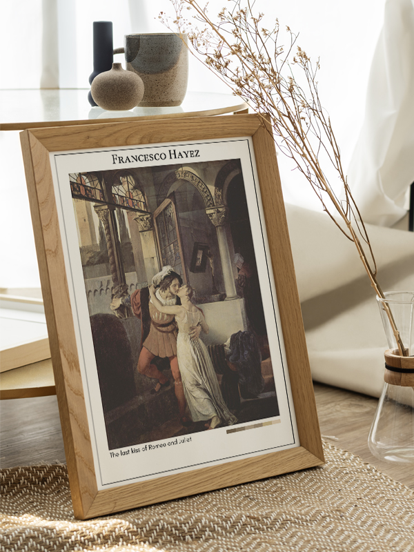 Francesco Hayez The last kiss of Romeo and Juliet Poster