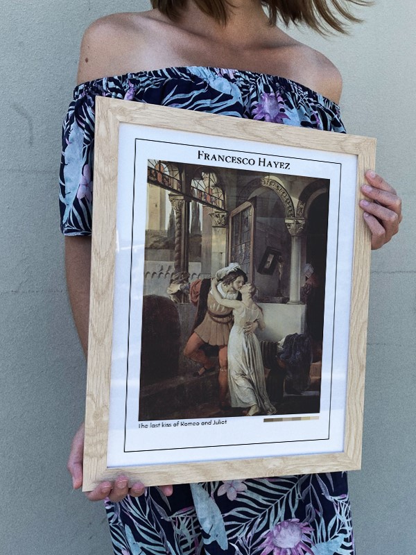 Francesco Hayez The last kiss of Romeo and Juliet Poster