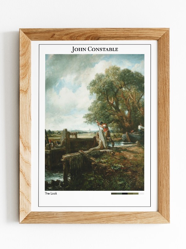 John Constable The Lock Poster