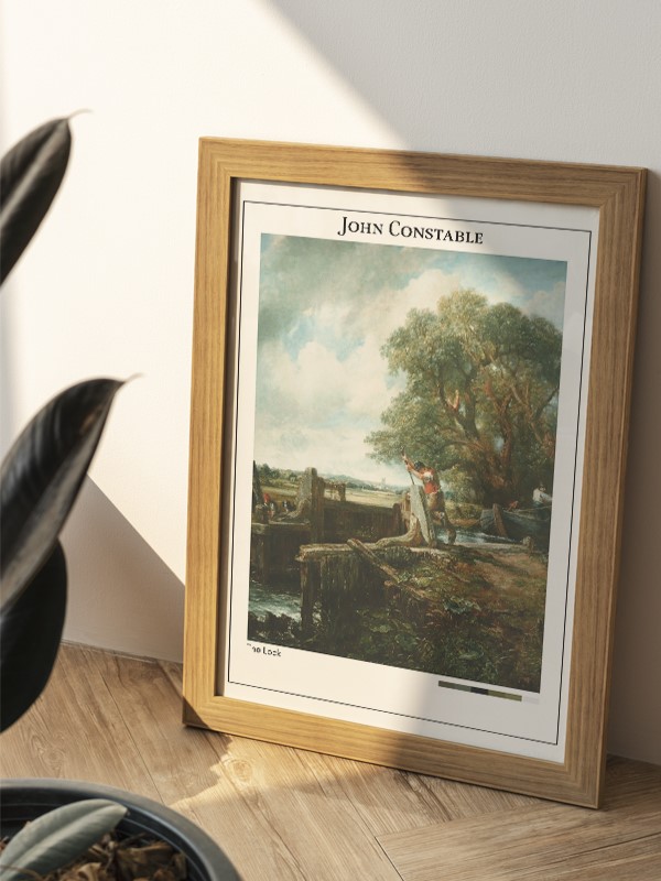 John Constable The Lock Poster