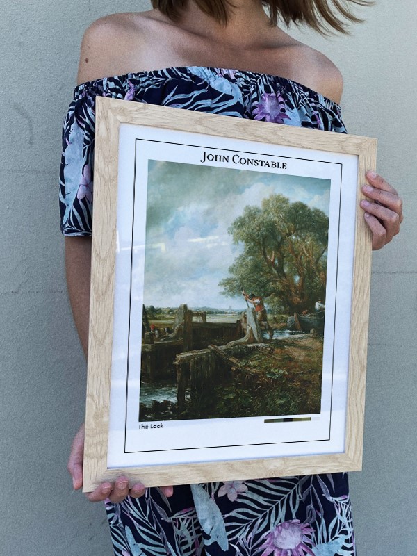 John Constable The Lock Poster