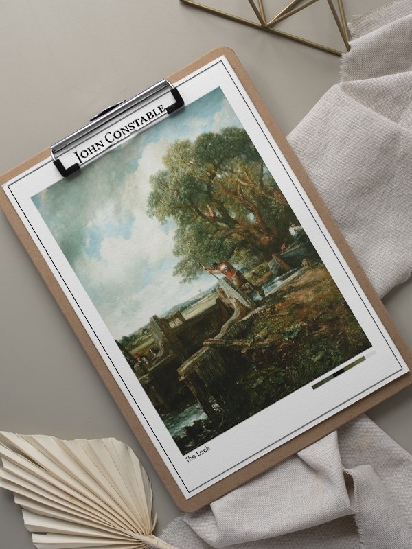 John Constable The Lock Poster