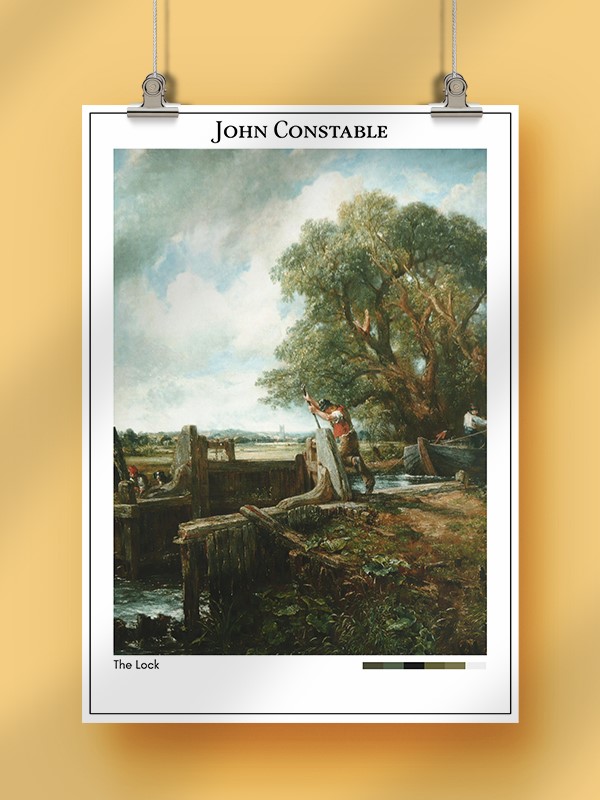 John Constable The Lock Poster