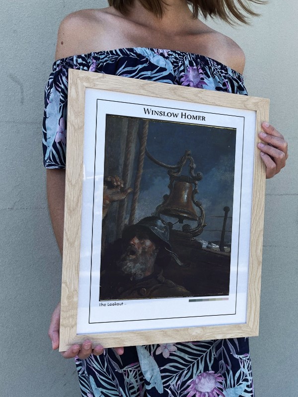 Winslow Homer The Lookout –  Poster