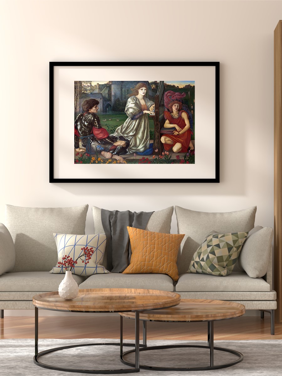 The Love Song Tablo Sanatsal Ünlü Ressam Poster Çerçevesiz Yüksek Kalite Poster