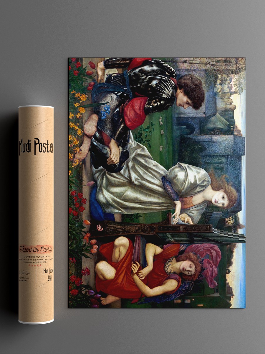 The Love Song Tablo Sanatsal Ünlü Ressam Poster Çerçevesiz Yüksek Kalite Poster