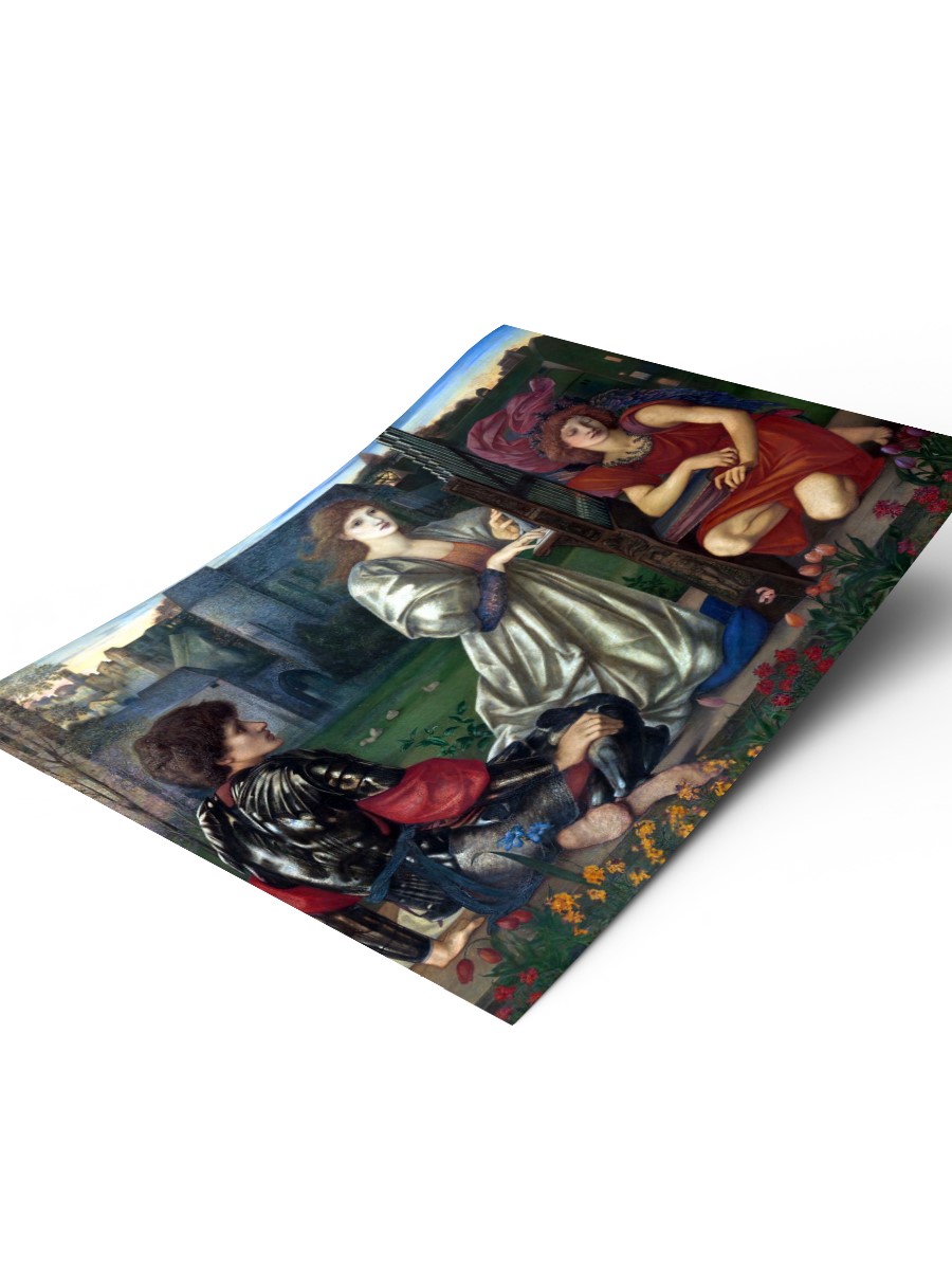 The Love Song Tablo Sanatsal Ünlü Ressam Poster Çerçevesiz Yüksek Kalite Poster