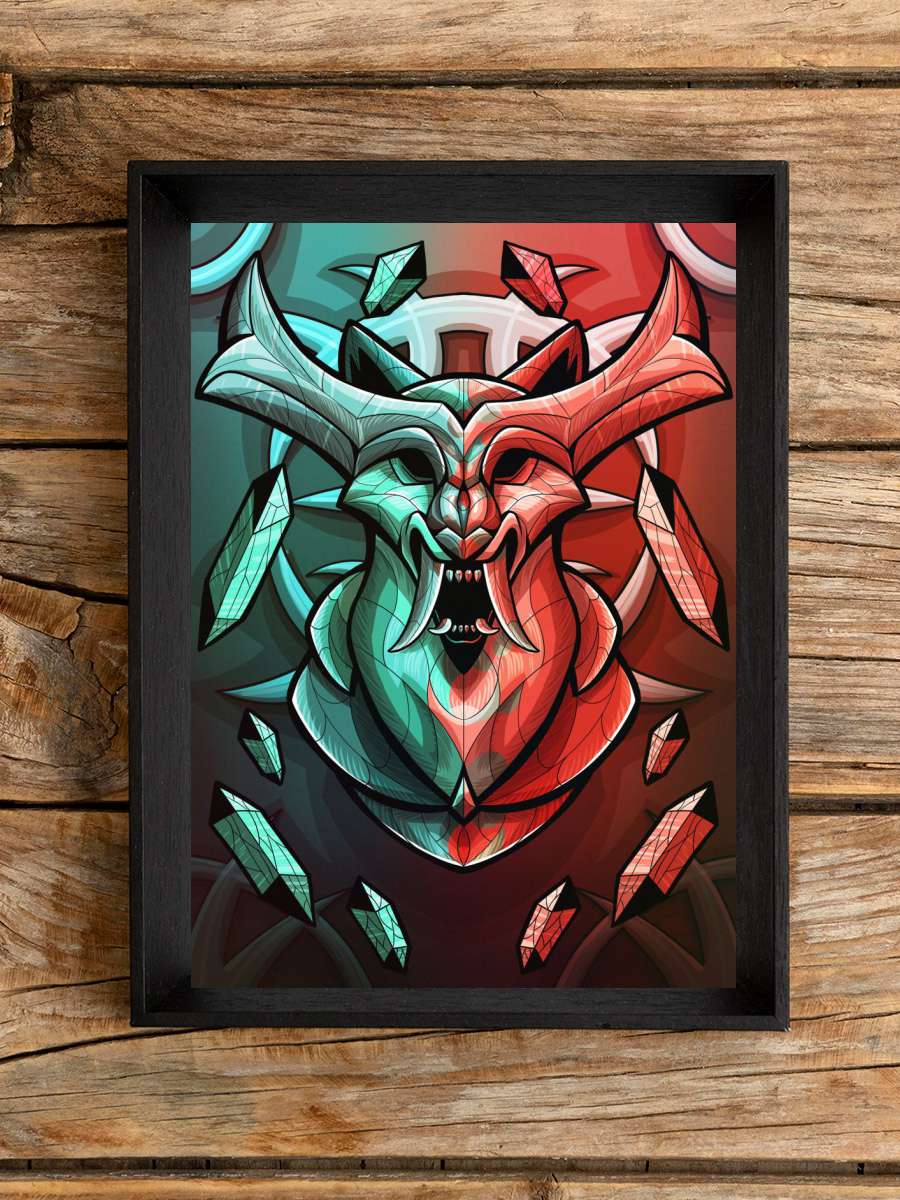 The mighty Hunllef Anime Poster Çerçevesiz Yüksek Kalite Anime Duvar Poster