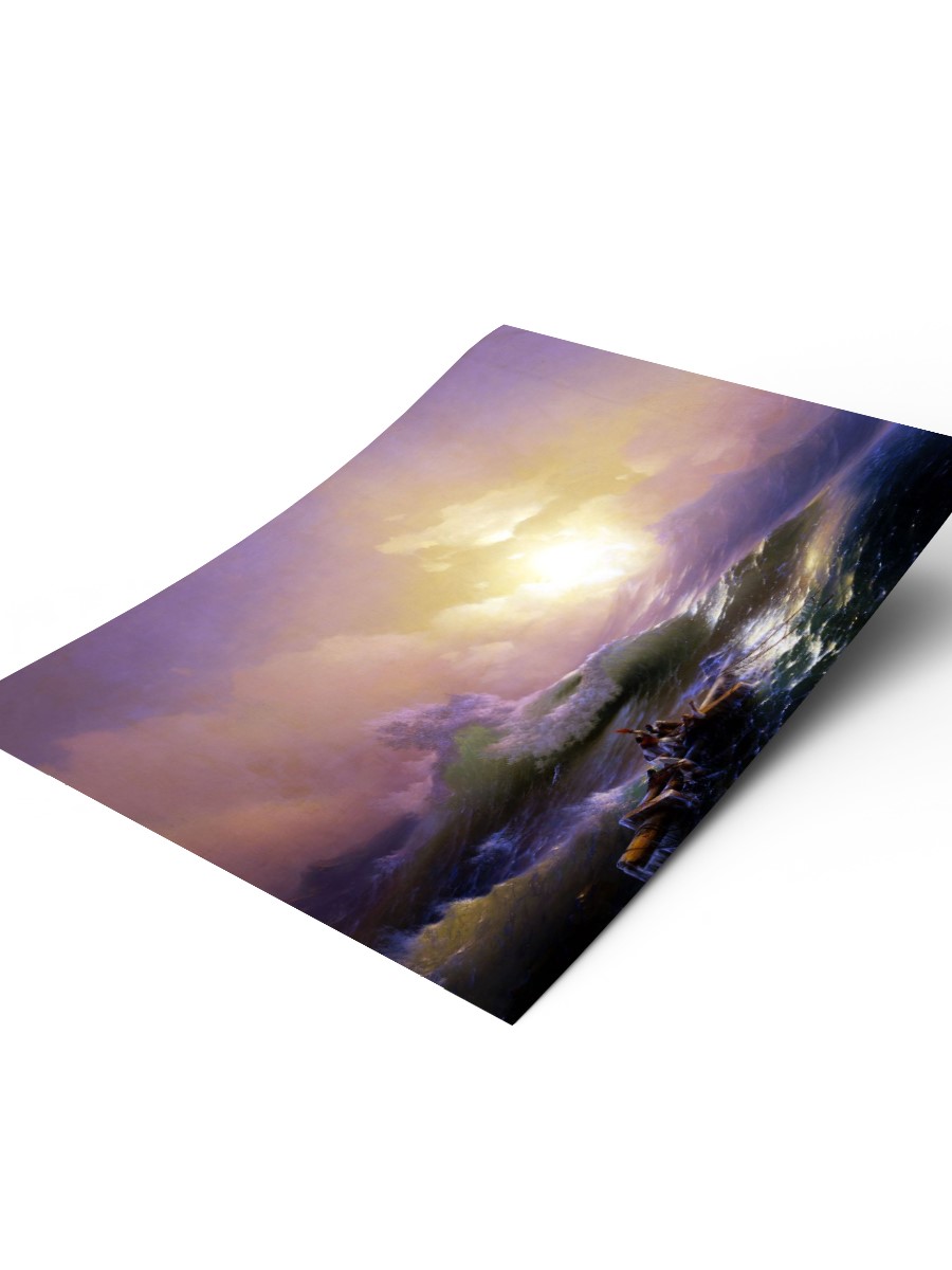 The Ninth Wave Tablo Sanatsal Ünlü Ressam Poster Çerçevesiz Yüksek Kalite Poster