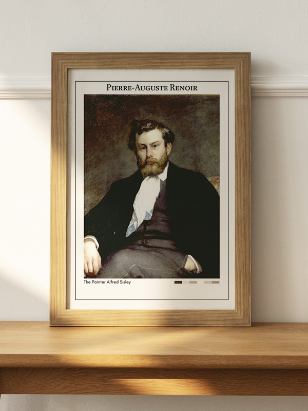 Pierre-Auguste Renoir The Painter Alfred Sisley Poster - En İyi Fiyatlarla