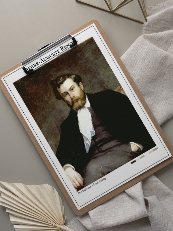 Pierre-Auguste Renoir The Painter Alfred Sisley Poster