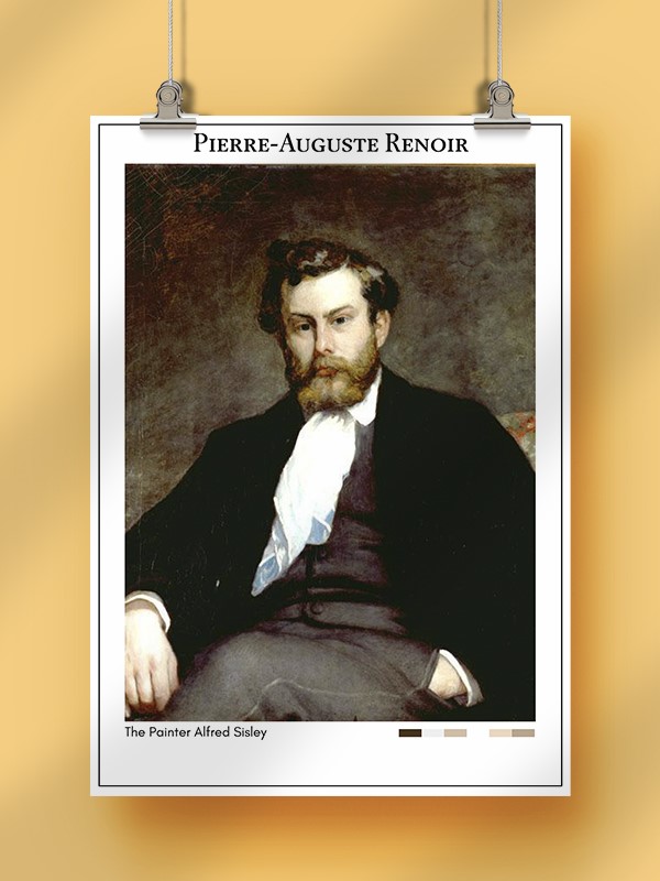 Pierre-Auguste Renoir The Painter Alfred Sisley Poster