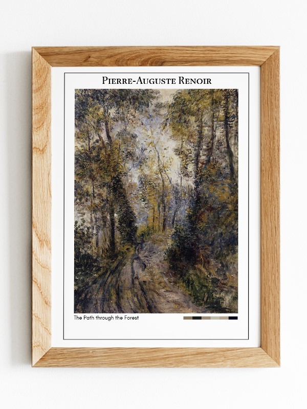 Pierre-Auguste Renoir The Path through the Forest Poster