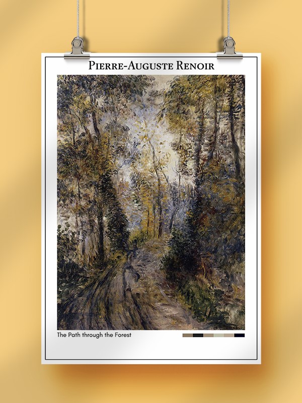 Pierre-Auguste Renoir The Path through the Forest Poster