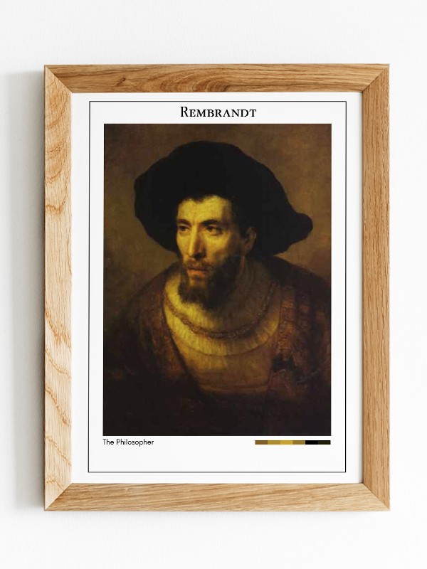 Rembrandt The Philosopher Poster