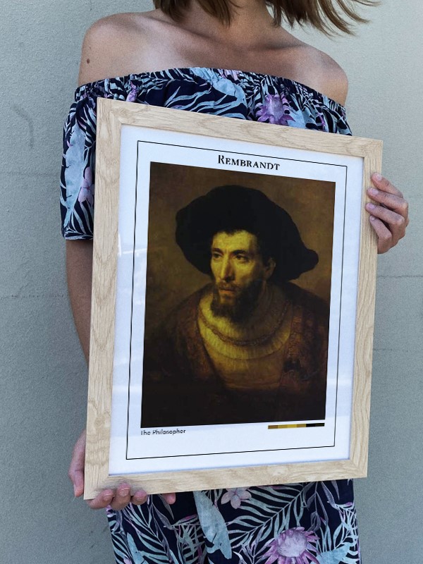 Rembrandt The Philosopher Poster