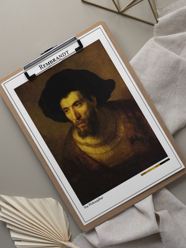 Rembrandt The Philosopher Poster