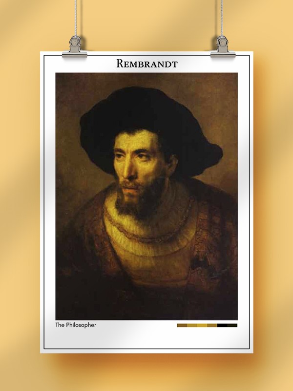 Rembrandt The Philosopher Poster