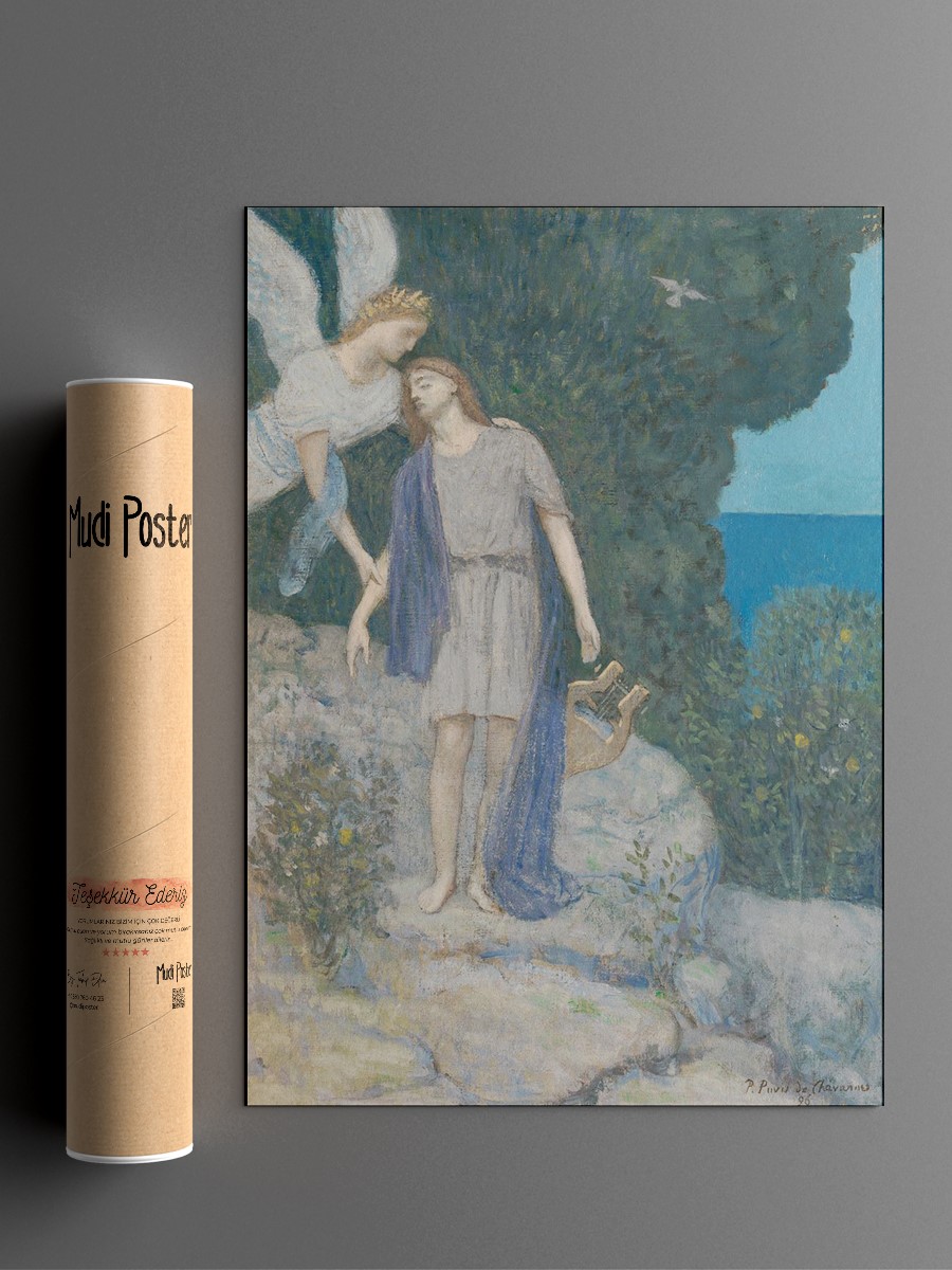 The Poet Tablo Sanatsal Ünlü Ressam Poster Çerçevesiz Yüksek Kalite Poster