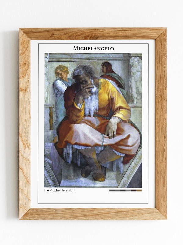 Michelangelo The Prophet Jeremiah Poster