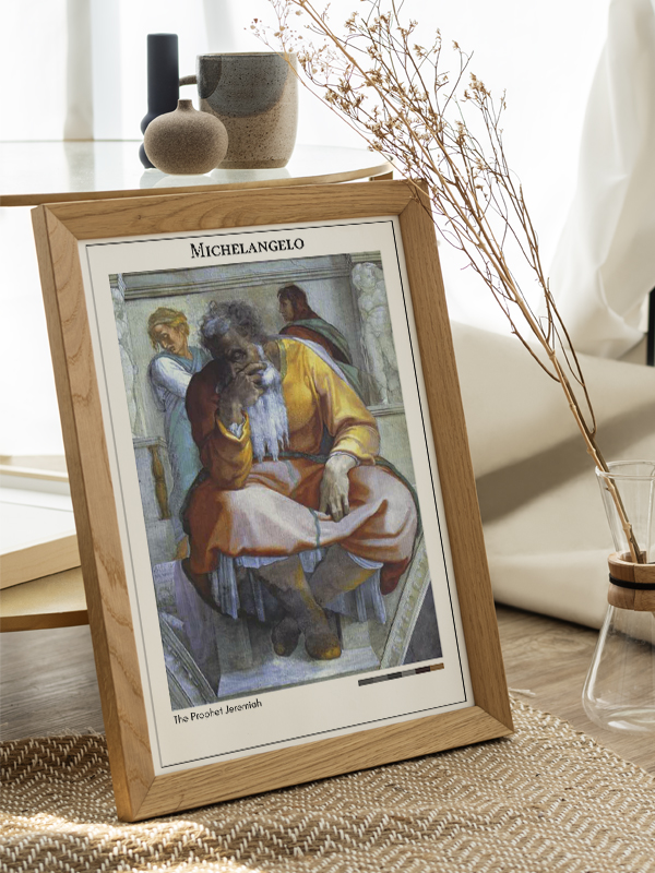 Michelangelo The Prophet Jeremiah Poster