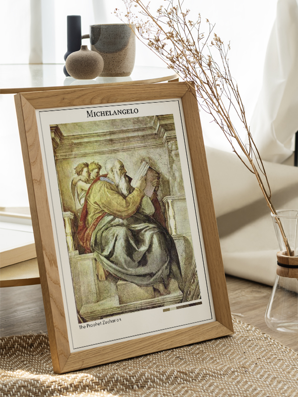 Michelangelo The Prophet Zechariah Poster