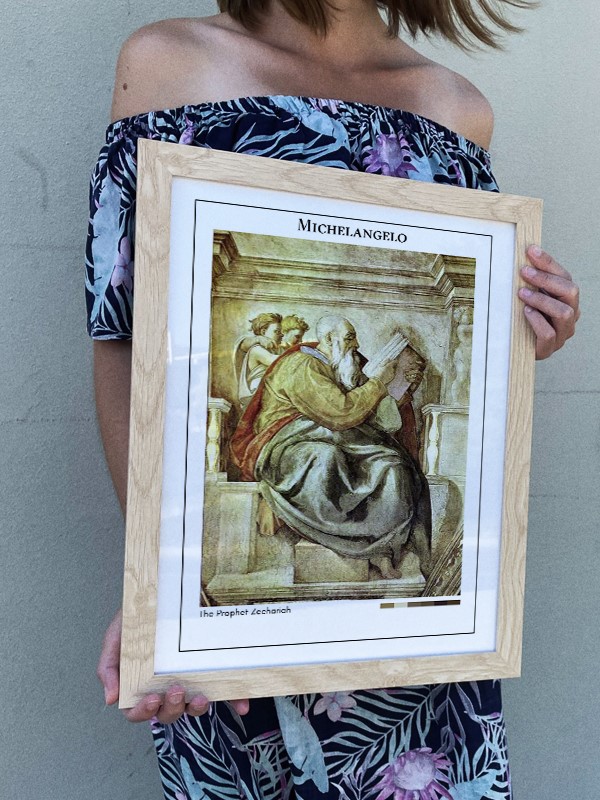 Michelangelo The Prophet Zechariah Poster