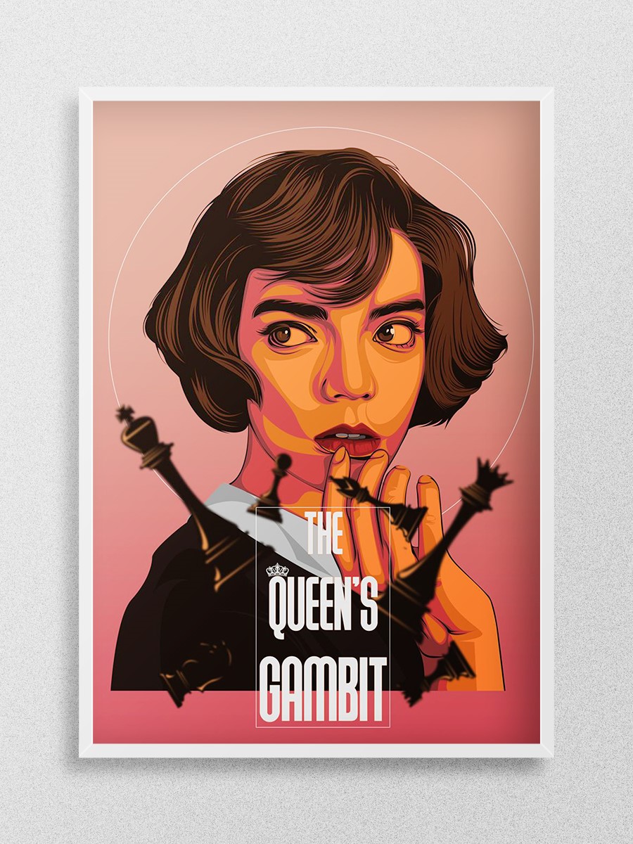 The Queens Gambit Poster, Çerçevesiz Tv Film Poster