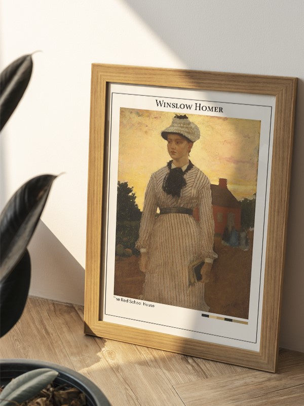 Winslow Homer The Red School House Poster
