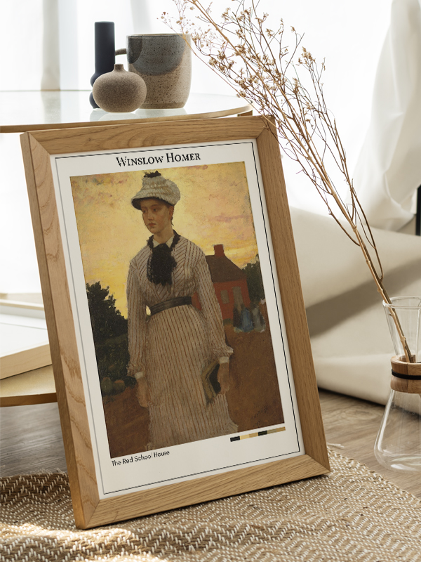 Winslow Homer The Red School House Poster