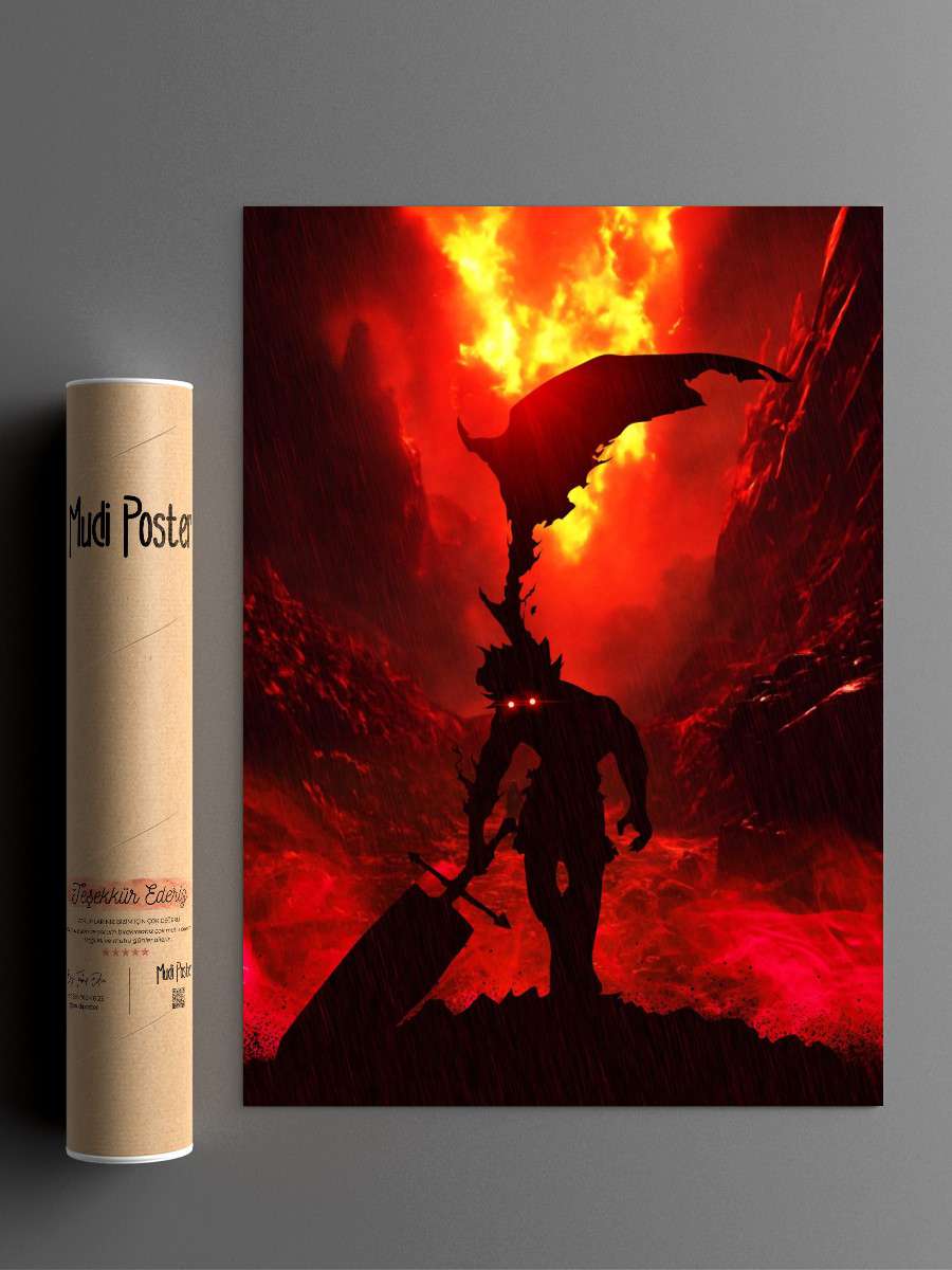 the rise of the devil Anime Poster Çerçevesiz Yüksek Kalite Anime Duvar Poster