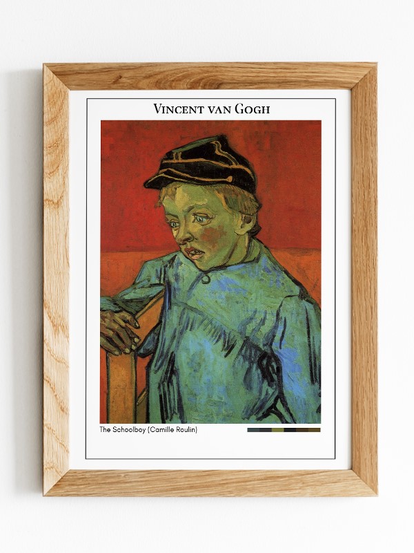 Vincent van Gogh The Schoolboy (Camille Roulin) Poster