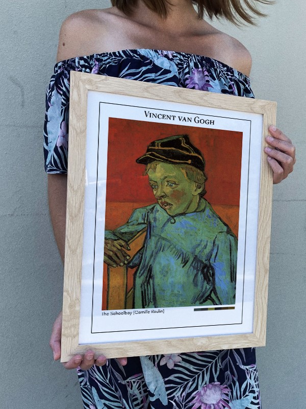 Vincent van Gogh The Schoolboy (Camille Roulin) Poster