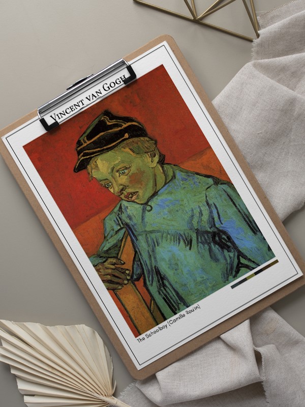 Vincent van Gogh The Schoolboy (Camille Roulin) Poster