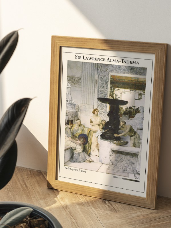 Sir Lawrence Alma-Tadema The Sculpture Gallery Poster