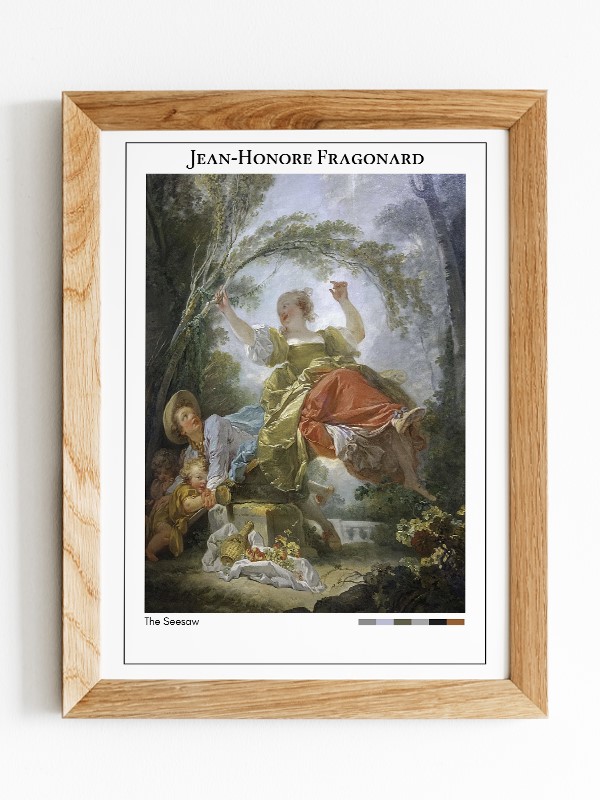 Jean-Honore Fragonard The Seesaw Poster