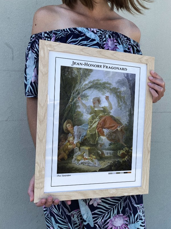 Jean-Honore Fragonard The Seesaw Poster