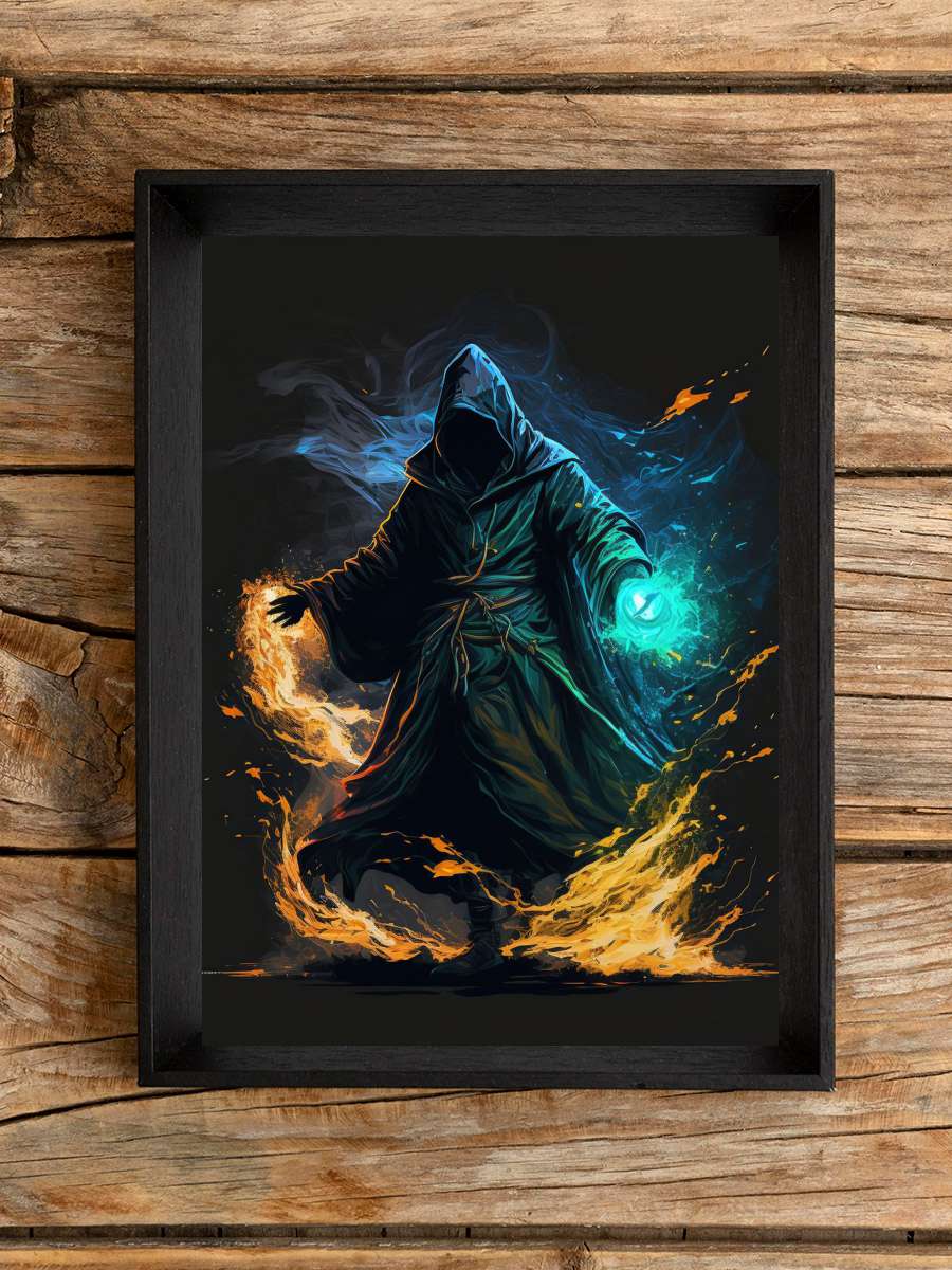 The Shadow Wizard Mage Anime Poster Çerçevesiz Yüksek Kalite Anime Duvar Poster
