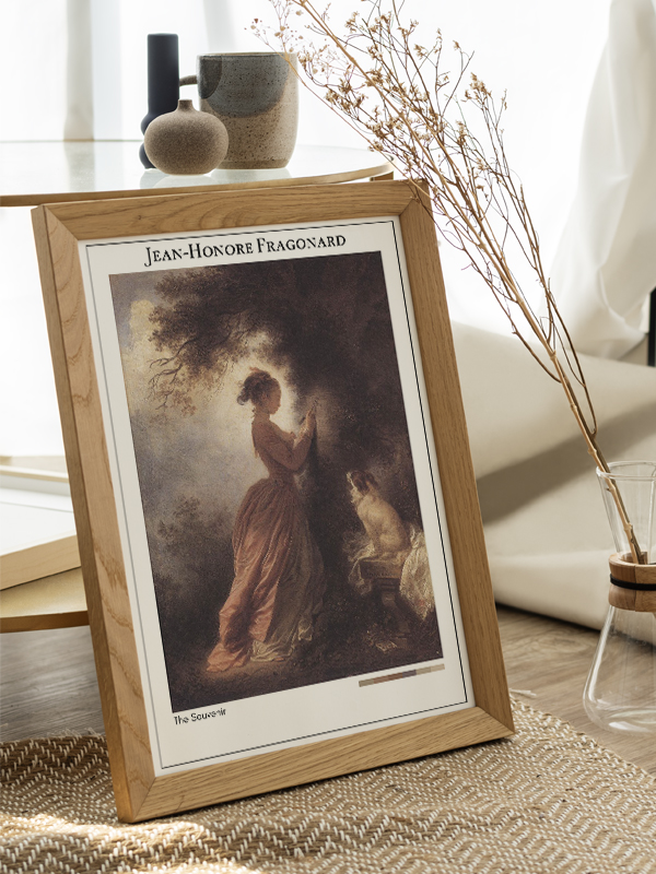 Jean-Honore Fragonard The Souvenir Poster