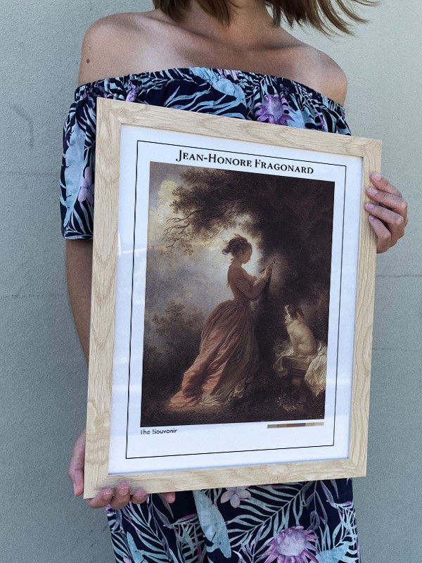Jean-Honore Fragonard The Souvenir Poster