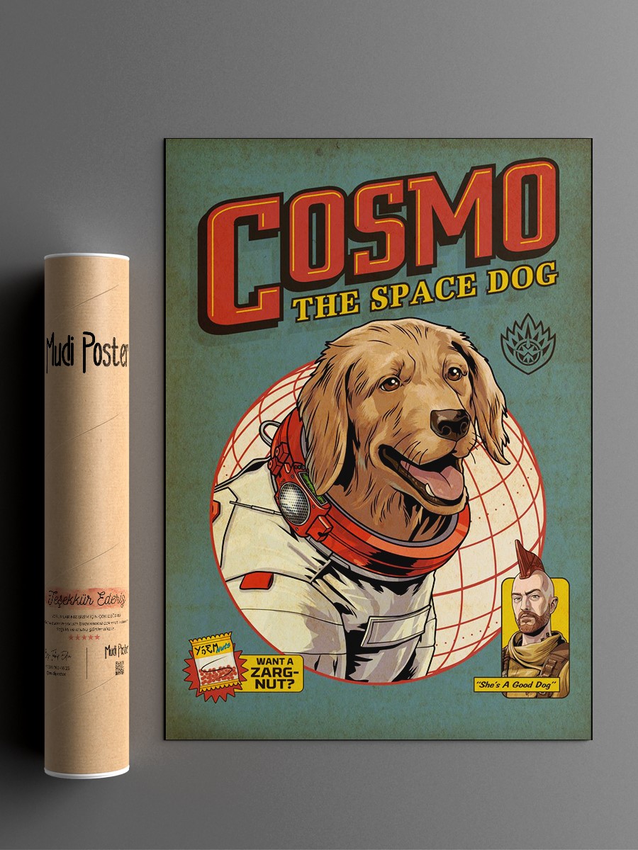 The Space Dog Poster, Çerçevesiz Tv Film Poster
