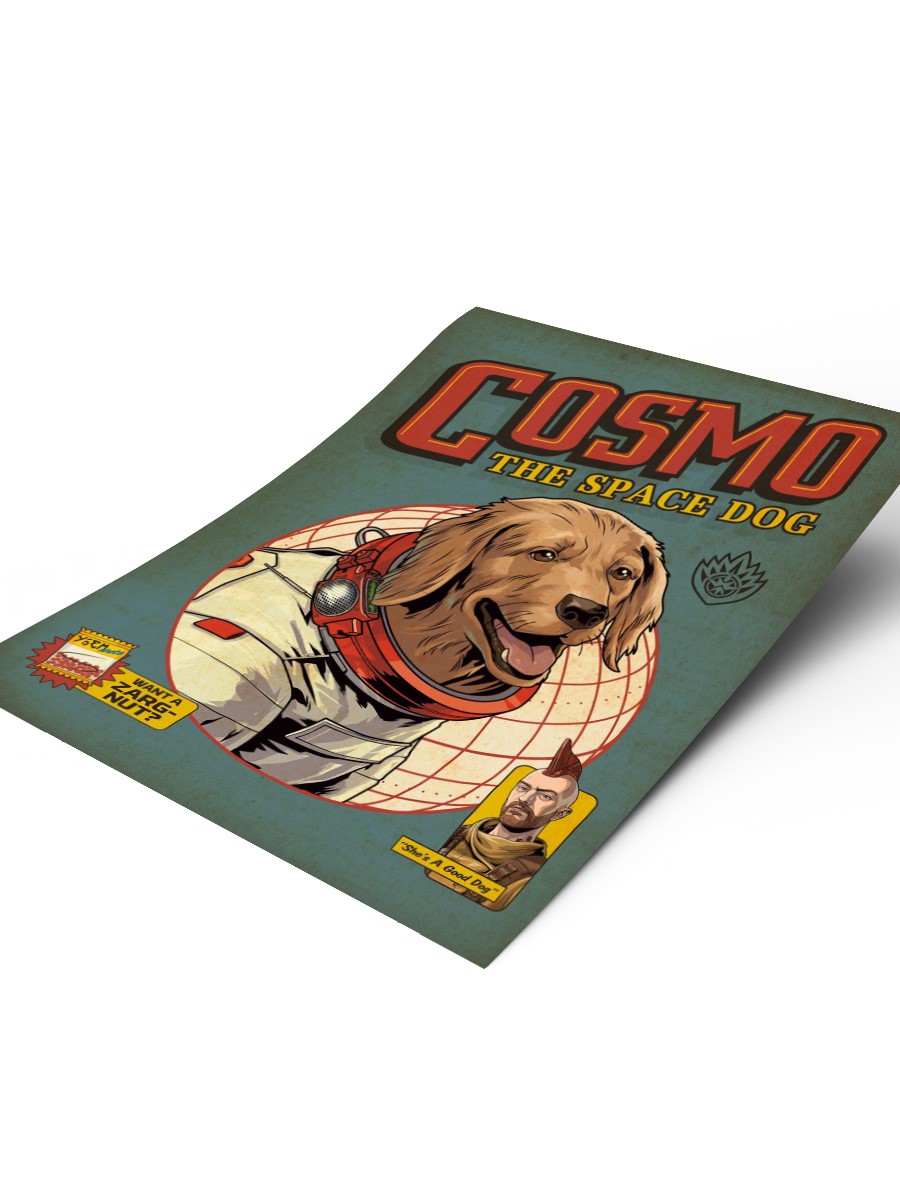 The Space Dog Poster, Çerçevesiz Tv Film Poster