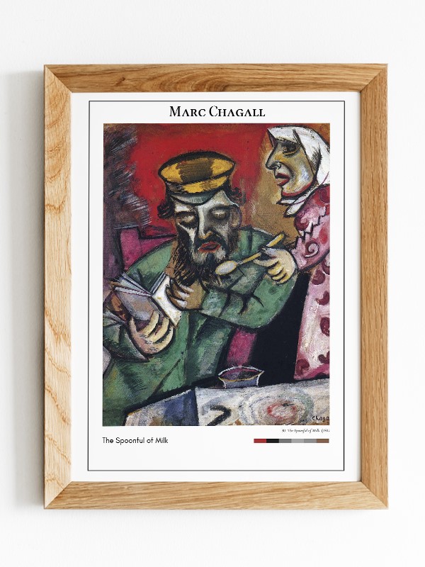 Marc Chagall The Spoonful of Milk Poster