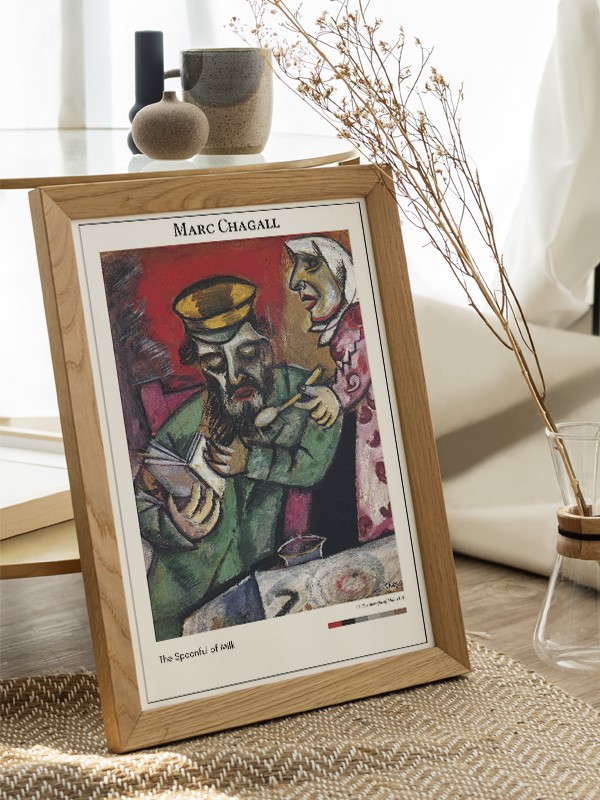 Marc Chagall The Spoonful of Milk Poster