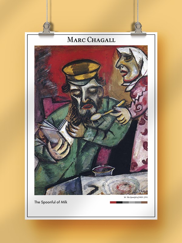 Marc Chagall The Spoonful of Milk Poster