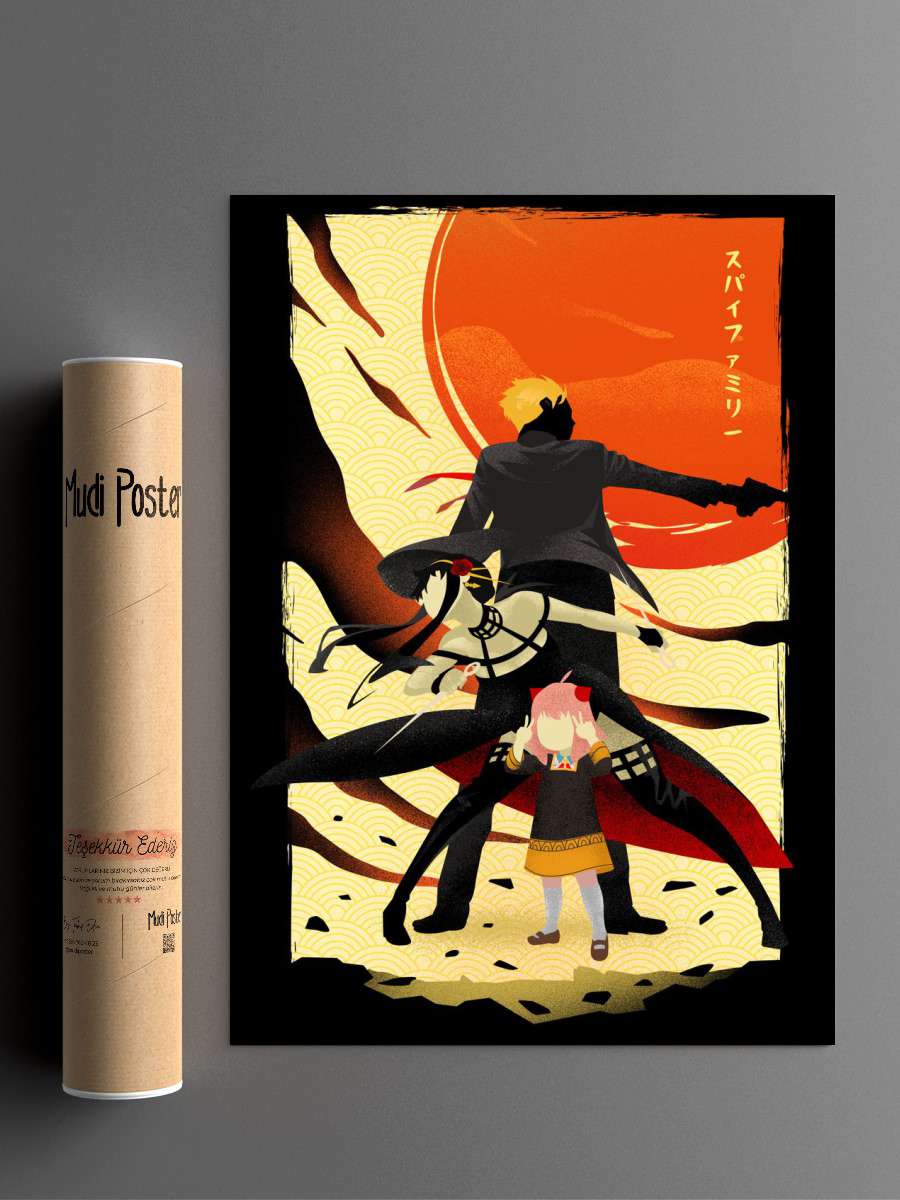 The Spy Parent Anime Poster Çerçevesiz Yüksek Kalite Anime Duvar Poster