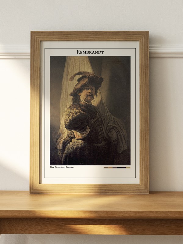Rembrandt The Standard Bearer Poster - En İyi Fiyatlarla