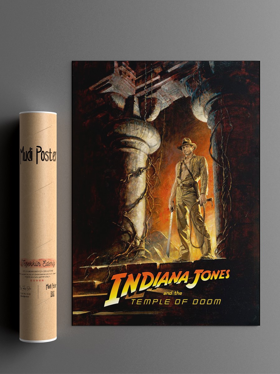 The Temple of Doom Poster, Çerçevesiz Tv Film Poster