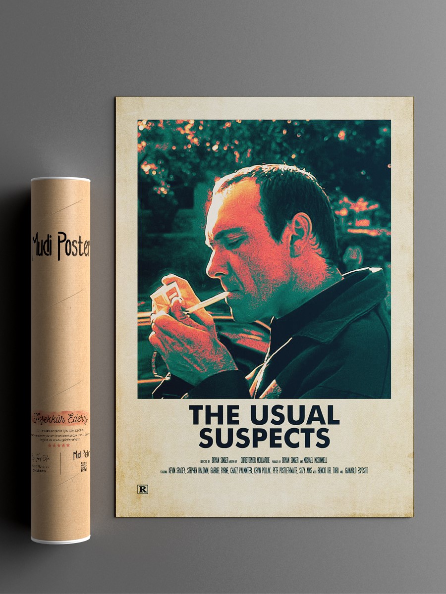 THE USUAL SUSPECTS Poster, Çerçevesiz Tv Film Poster