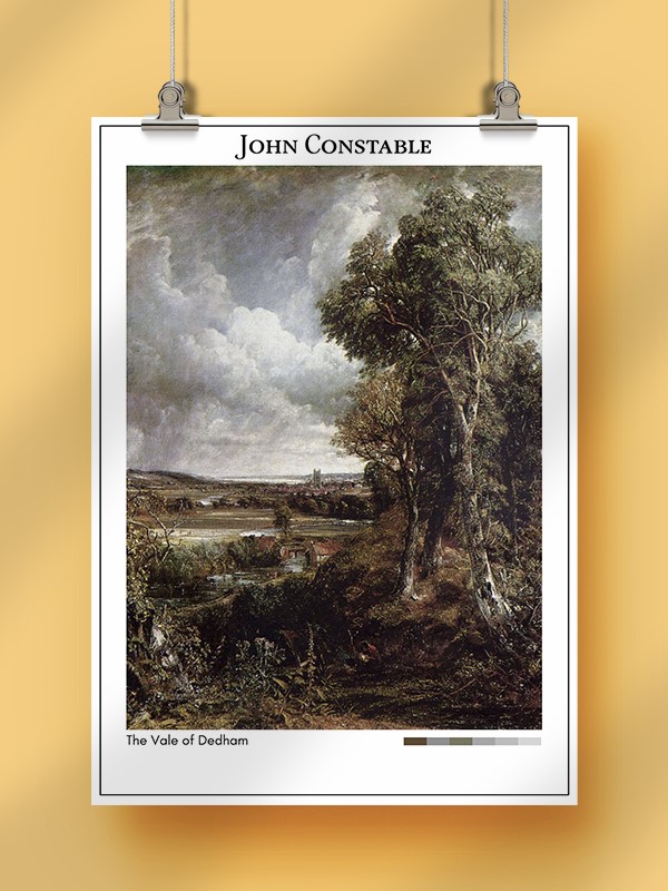 John Constable The Vale of Dedham Poster